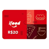 Gift Card Ifood R$20 Cartão Digital - Envio imediato